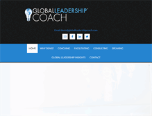 Tablet Screenshot of globalleadershipcoach.com